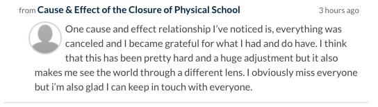 STEMulog's tweet photo. Students seeing things with different lens' is a good lesson that brought tears to my eyes  #OnlineTeaching #onlinelearning #schoolclosure #perspective #COVDI19 @HISTORY @APSsocstudies @ilovearlingtonv  @ArlingtonVA @APSKenmore @APSVaSchoolBd @Instructure @MicrosoftTeams https://t.co/VEfIBbibBf