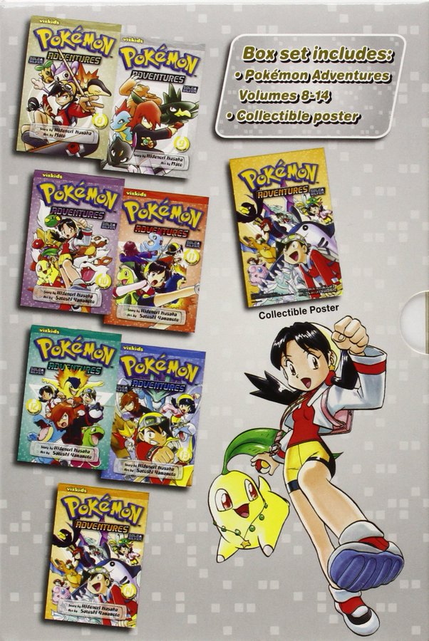 Pokemon Adventures Gold & Silver Box Set: Volumes 8-14 [DVD]