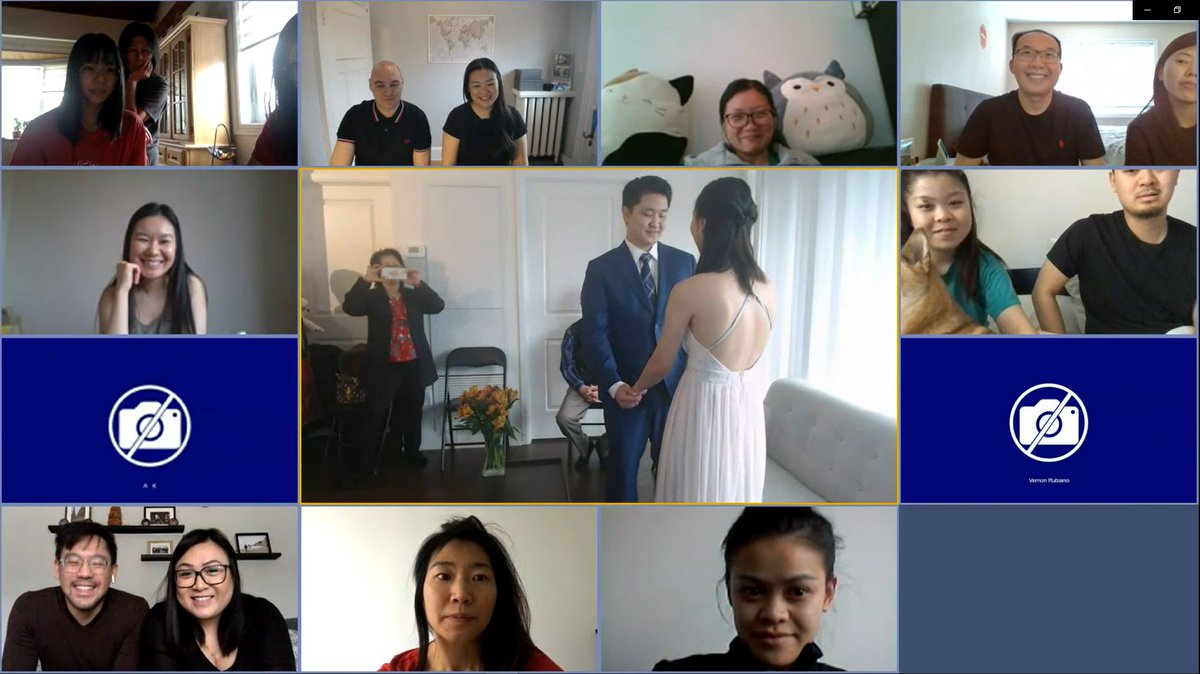 They said, “I do” over #videoconferencing! 

With current limits on gatherings, this happy couple used RP1Cloud to unite their families for their wedding. Congratulations! 👰🤵