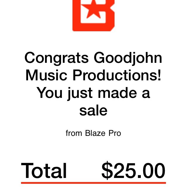 GoodjohnProd's tweet image. Never really expected to start getting my first sales in tough times like these. Second one in the last 3 Days. This stuff actually works. Thanks a lot @BeatStars 🙏♥️