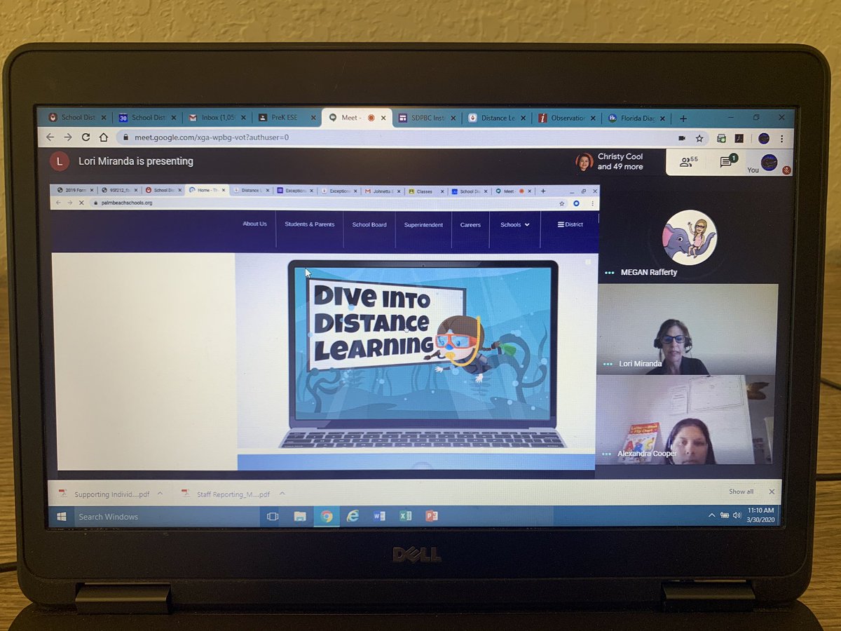 angelad222's tweet photo. The entire PreK ESE Team across the school district was hard at work today getting ready for distance learning to start tomorrow with the district’s youngest students! We are so proud of our PreK teachers &amp; all support staff! #TeamPreK #PreKESE #PBCSD @SuptFennoy @561Sdpbc https://t.co/h5dZwUZnQo