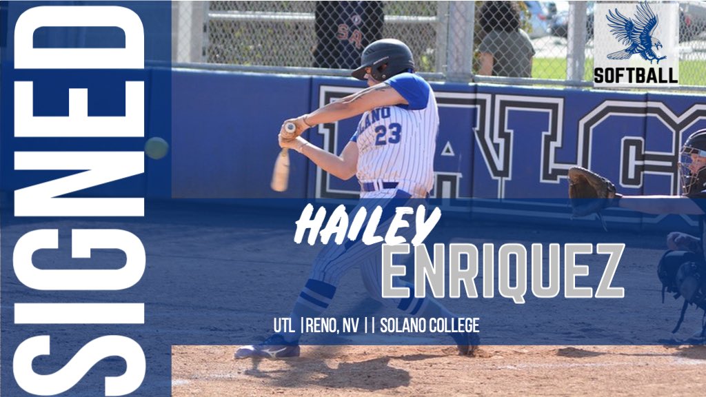 BlueHawkSB's tweet photo. 🚨Two HUGE pick ups for the Blue Hawks 🚨 
Blue Hawk fans please help us welcome Hailey Enriquez and Ashley Nash to our family. Hailey is a power hitting utility player from Solano College in California. Ashley is a speedy outfielder from Milpitas California. 

#hawksareup https://t.co/gSrbYIGXs5