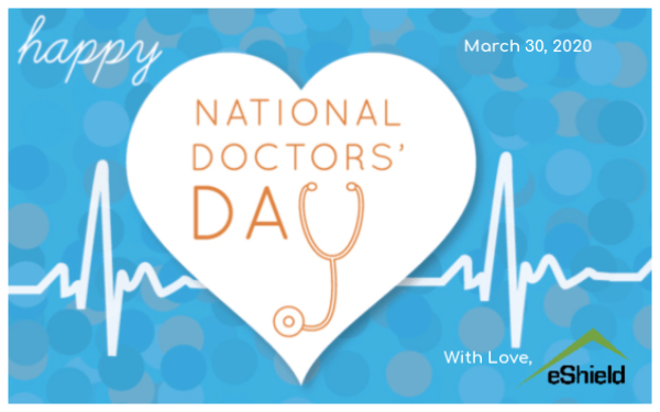 eShieldEnergy's tweet photo. To all the medical professionals around the world, we appreciate you and THANK YOU for your service to others.  ♥️ #NationalDoctorsDay #COVID19 #eShield https://t.co/3BLXPIqx6s