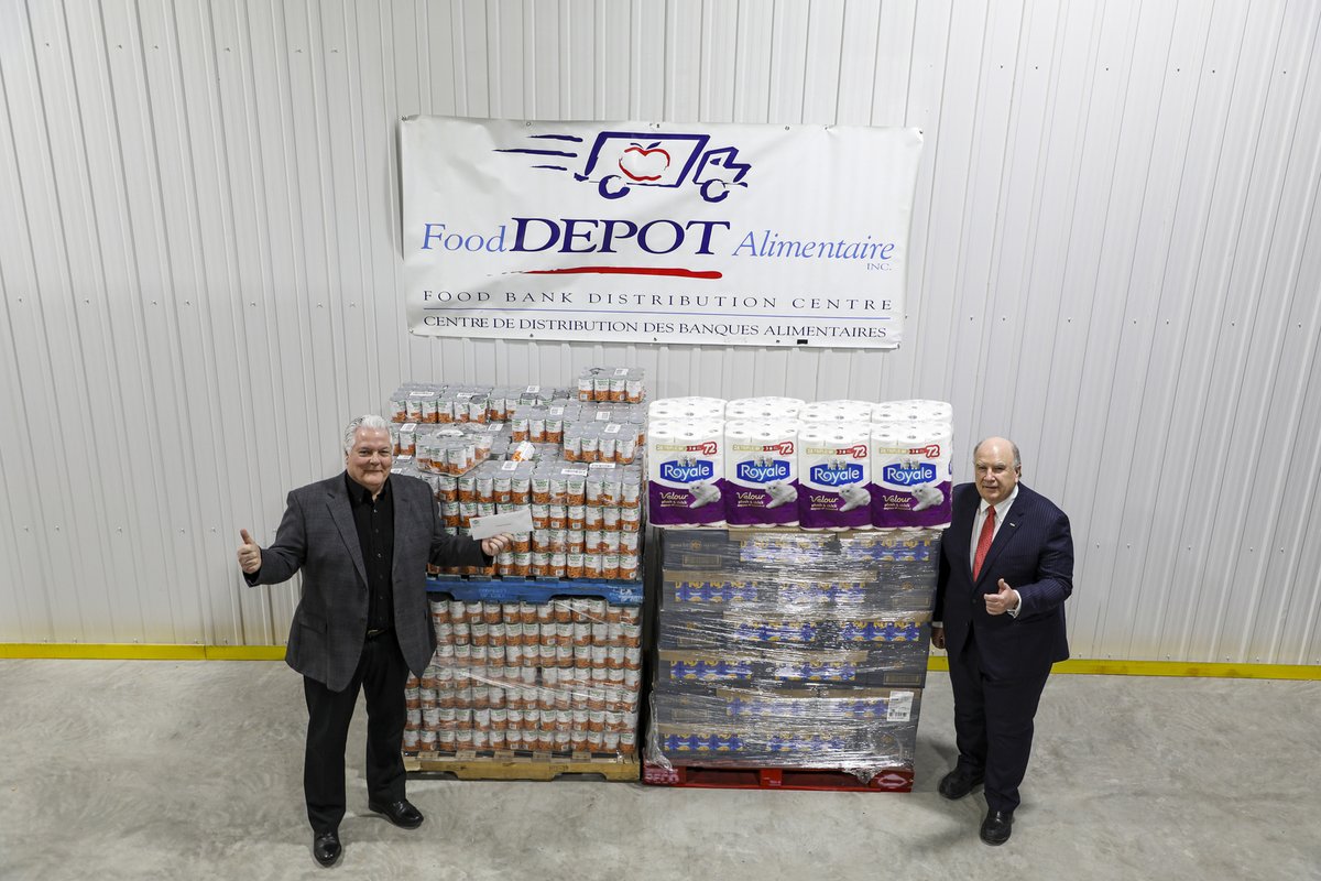 jdirvinglimited's tweet photo. We are thrilled to partner with Food Depot Alimentaire with a donation of $1 million to help offset the growing demand on New Brunswick's network of 60 food banks across the province. https://t.co/U2hFhPF28X
#BecauseThisIsHome https://t.co/505q9UVJbw