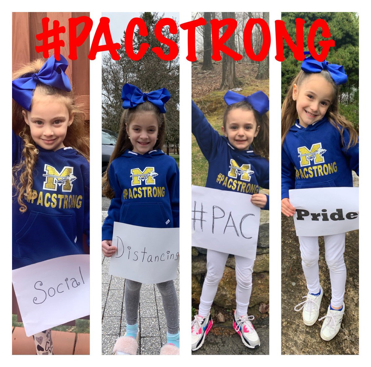 APrekuli's tweet photo. @ARPanthers @MahopacSchools #Socialdistancing #cheer #besties #bestfriends #StaySafe #staystrong #mahopac #austinroad We will stay strong and stick together! Missing you all so much! ❤️@Kcaramihai @JennaMarieaval1 @Veronica13984251 https://t.co/7niUgK0iDe