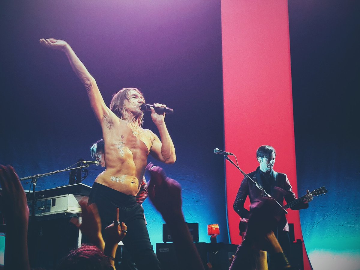 Sabrina_Z__'s tweet photo. It was so good!!! Made me relive the tour and one of the greatest live experiences of my life. So much love for Iggy ❤ Thank you @qotsa
@IggyPop #AmericanValhalla 

(📸 Le Grand Rex, Paris) https://t.co/IbZxwUvu6O