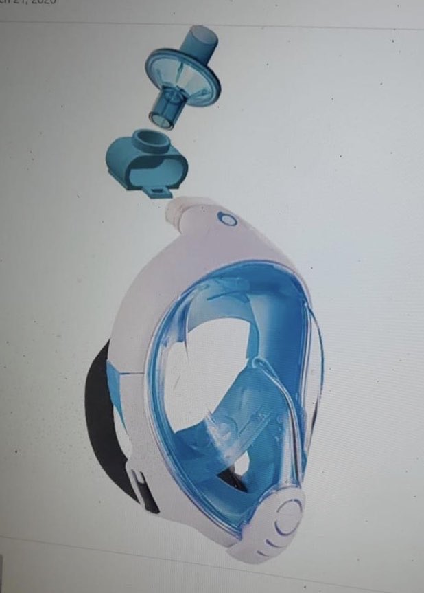 DamiansusCs's tweet photo. Buenas noches @DecathlonES , en las unidades de soporte vital avanzado (ambulancias S.A.M.U. del 112) en CS/VLC, hemos creado unos adaptadores para usarlas como EPI’s y no contagiarnos en la calle. Contamos con muy pocas unidades y solo se donan a hospitales. Podrais ayudarnos? https://t.co/dS8sHToAGp