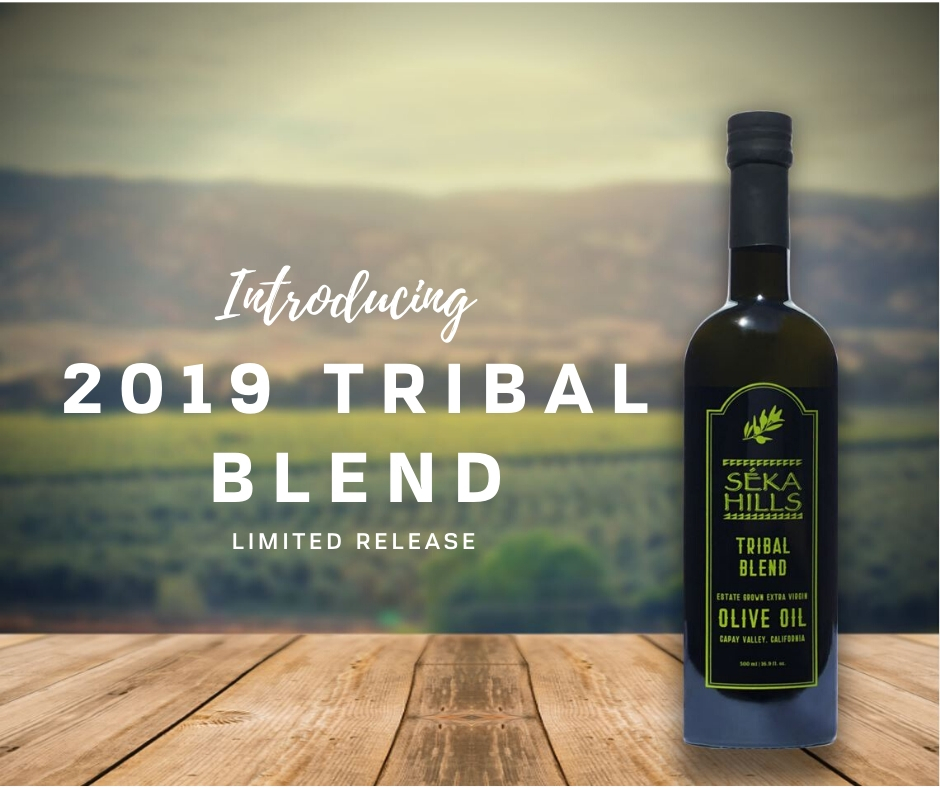 New Release: 2019 Tribal Blend Extra Virgin Olive Oil - mailchi.mp/sekahills/this…
