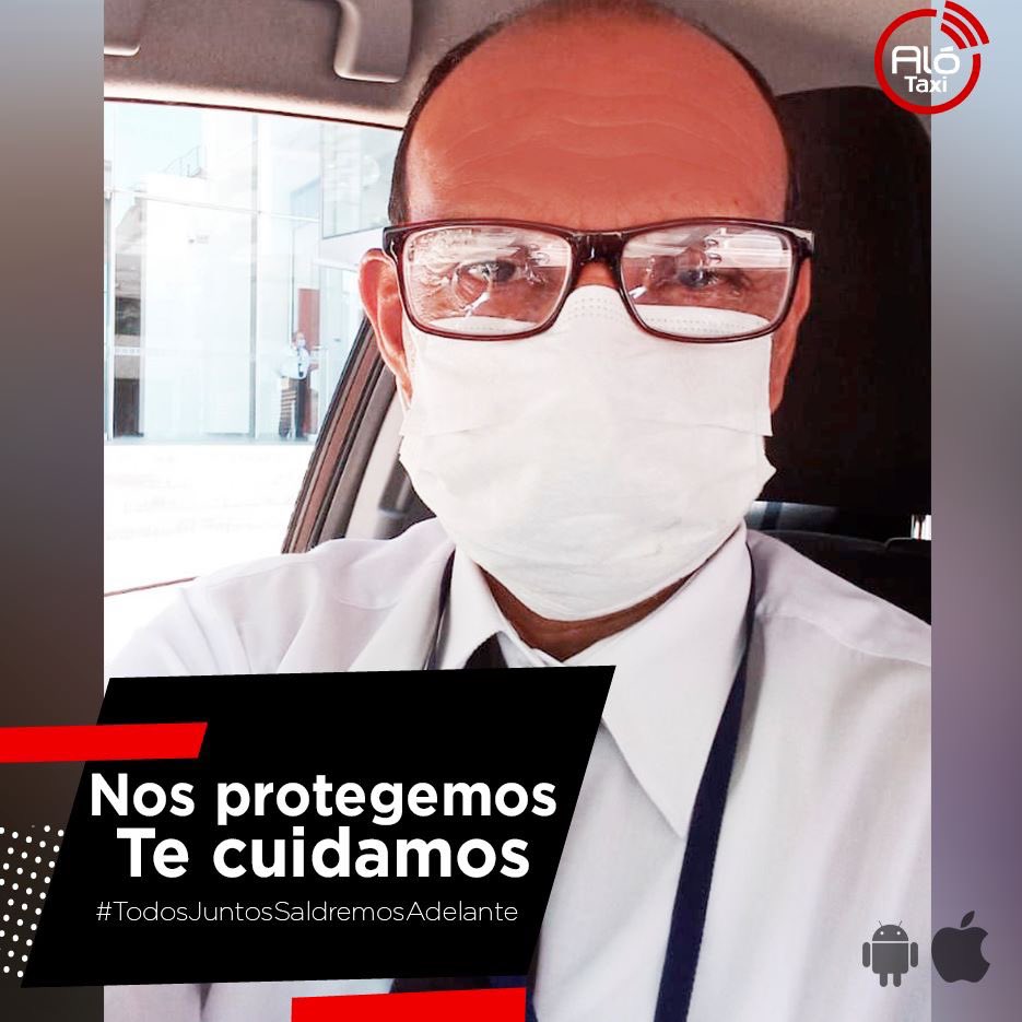 alotaxiperu's tweet photo. Aló taxi en primera fila, trasladando a personal de Bancos, supermercados y clínicas.
𝗗𝗲𝘀𝗰𝗮́𝗿𝗴𝗮𝗹𝗮 𝗮𝗾𝘂𝗶́: Android: https://t.co/8vhvg2a33s iOS: https://t.co/ZhZ57LBk8B y te demostraremos que tu seguridad no se improvisa.

#YoMeQuedoEnCasa
#GraciasHéroes
##HoySomosUno https://t.co/xrp0DO7qMQ