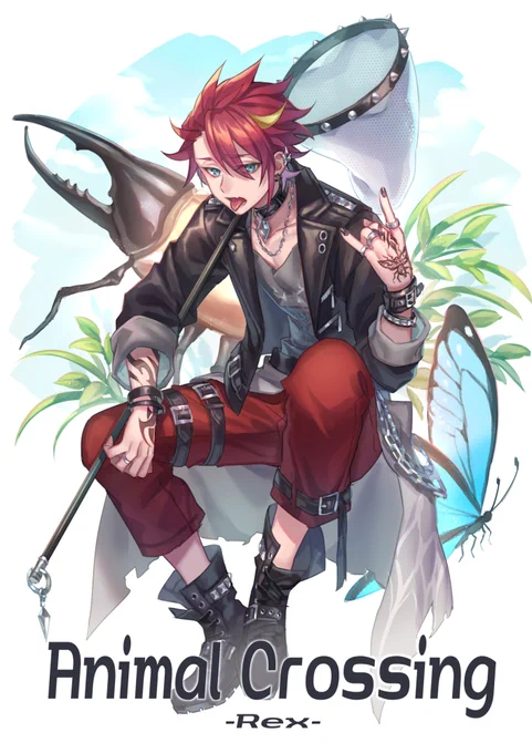 ⚠️擬人化⚠️
あつ森 レックス君 出来た 