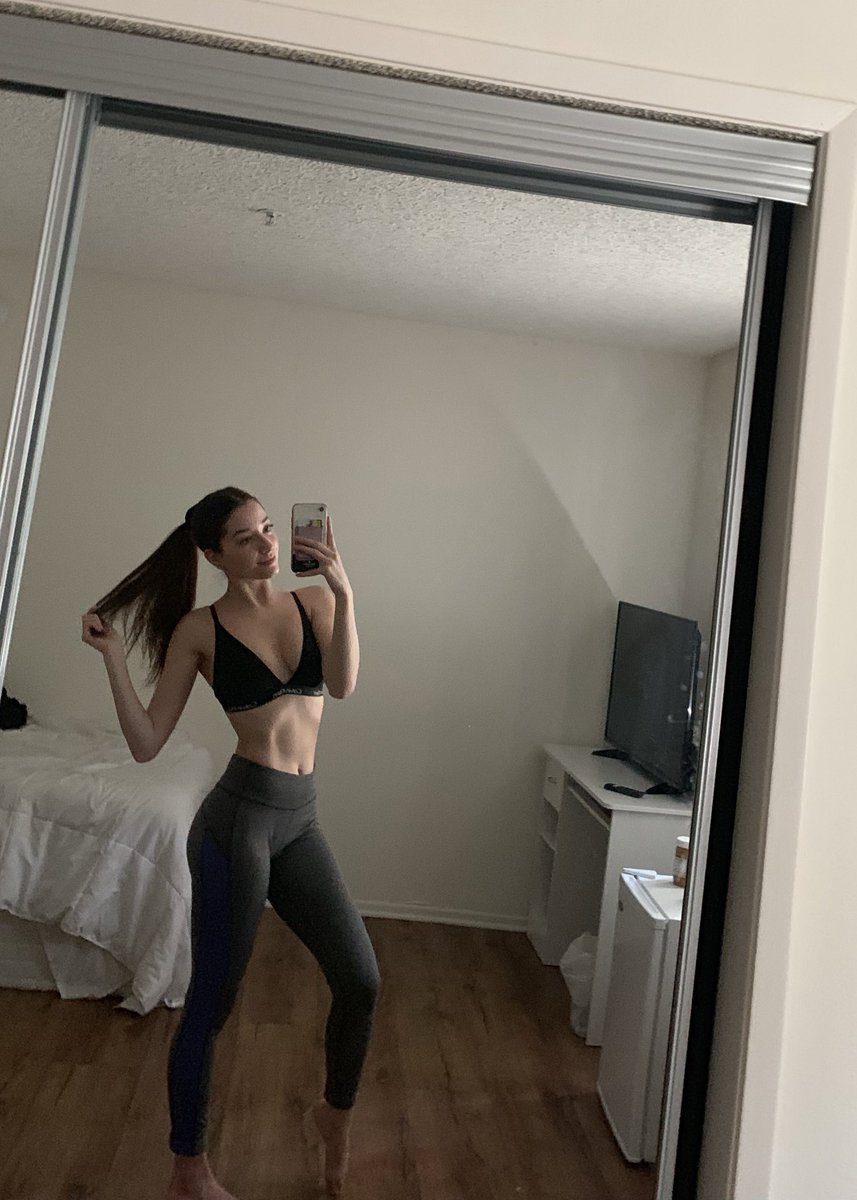Ughlissa's tweet photo. quarantine forcing me to exercise since there’s nothing else to do https://t.co/8q1wLP2rGr