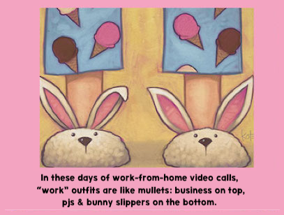 escapeadulthood's tweet photo. Are you wearing "mullet" outfits when you have to participate in video calls?
#businessontop #pjsonbottom #workclothes #escapeadulthood https://t.co/A0i7QyO2B3