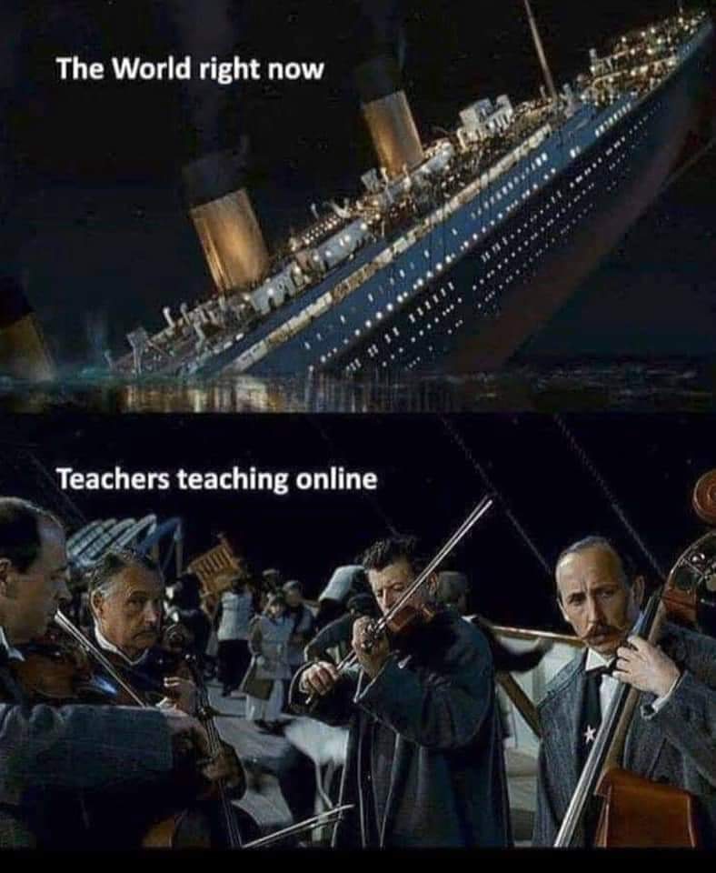 teachergoals's tweet image. Accurate.
#QuarantineLife