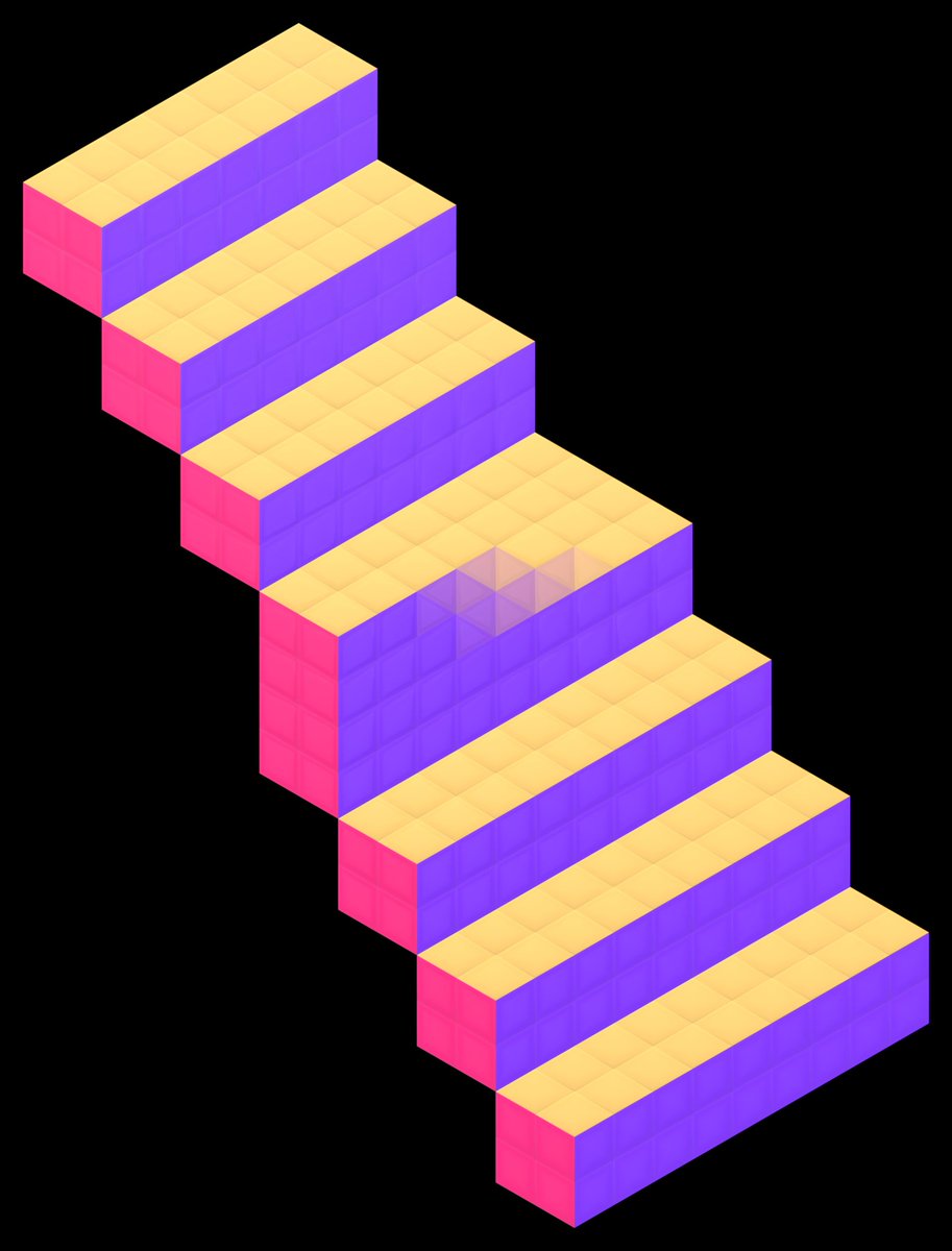 ZelligeApp's tweet photo. Caution
Mind the step

#patternlunch #MTBoS #iTeachMath #mathartchallenge #MathArt #imagination #illusion #opticalIllusion #geometry #math #original https://t.co/wyWMVeMY8N