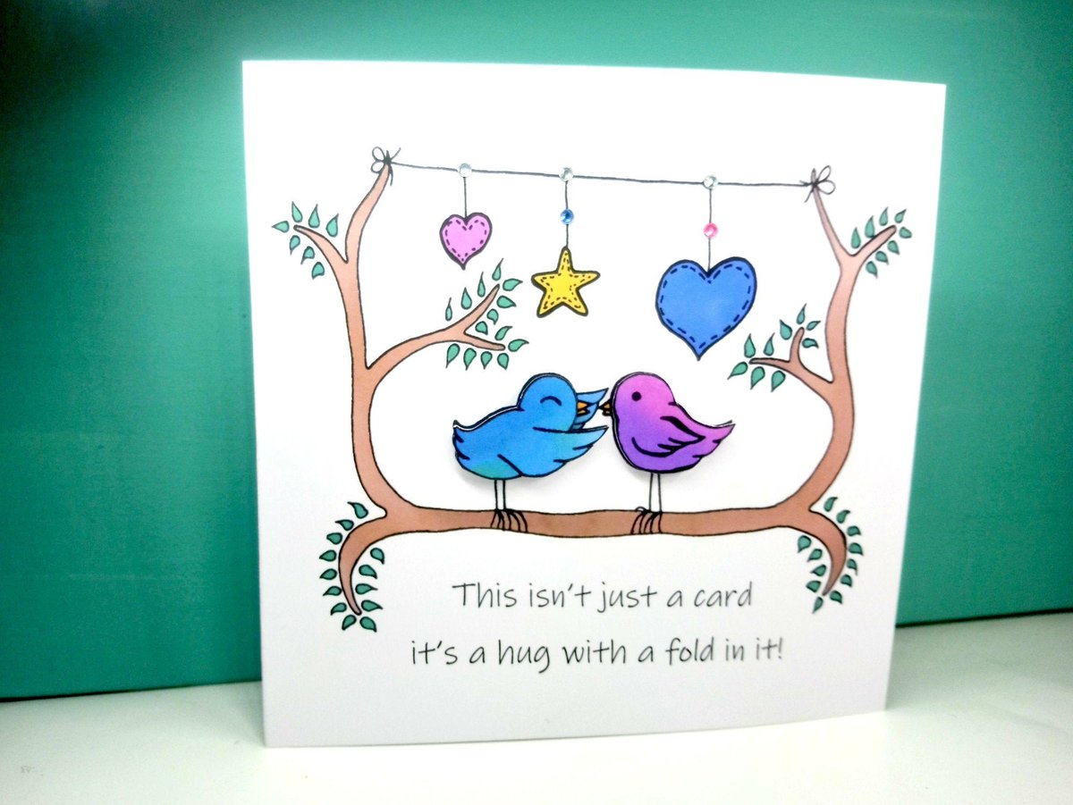 DimensionalUK's tweet photo. 💙NEW 💙
Its a Hug Card
Why not send someone a hug through the post?
💜 https://t.co/qyeKSt9UUt

#CraftHour #handmadehour #womaninbizhour #handmade #crafturday #craftbuzz #etsyshop #etsy #ukgifthour #wnukrt #ukcraftershour #UkBizHour #UKSmallBiz #EarlyBiz #justacard #etsyfinds https://t.co/t49WOO8Cgw