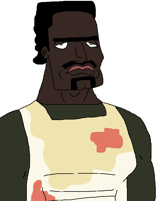 drawswithamouse's tweet photo. Remembering he hadn't been working on his story @LackingInTalent asked me to draw the #Butcher
#MSPaint #hpmouse #art #butcher https://t.co/vABHbLw5AO