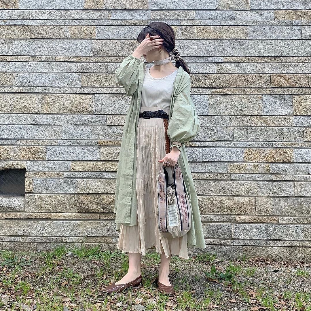 バンドカラーギャザーワンピース Twitter Search