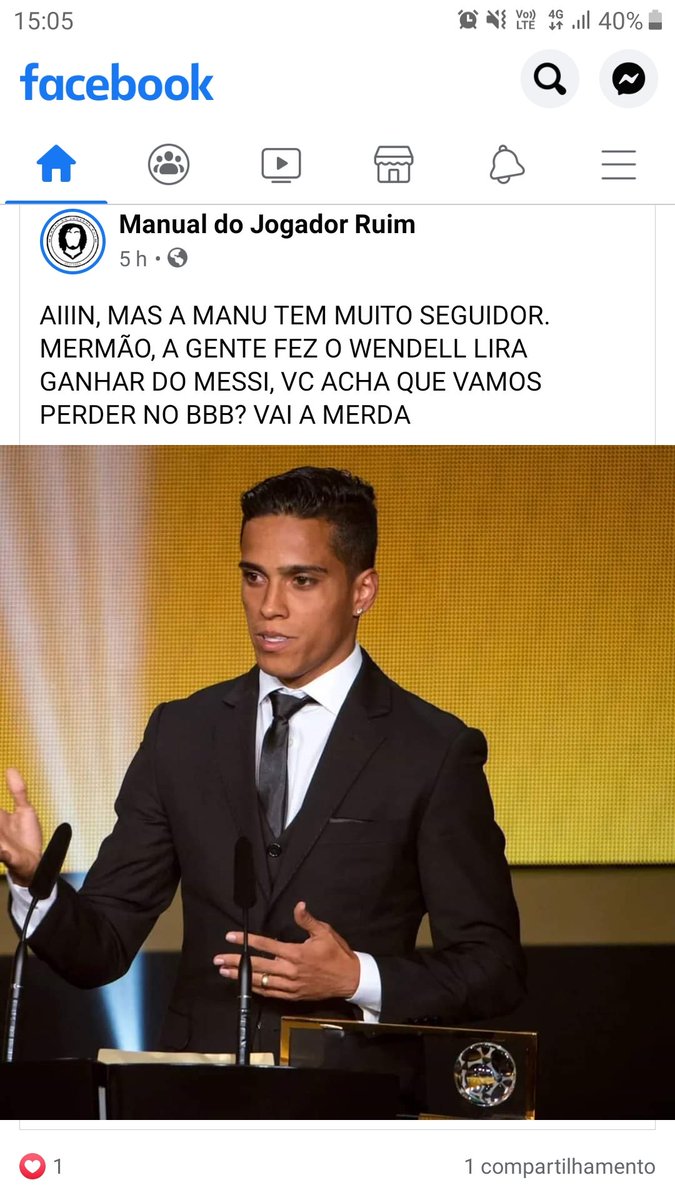 Vulgo_Lv's tweet photo. @babaoeobicho Coe viado chorei com esse hj nego tá levando a sério sem fut kkkkkk https://t.co/6itliXt1aW