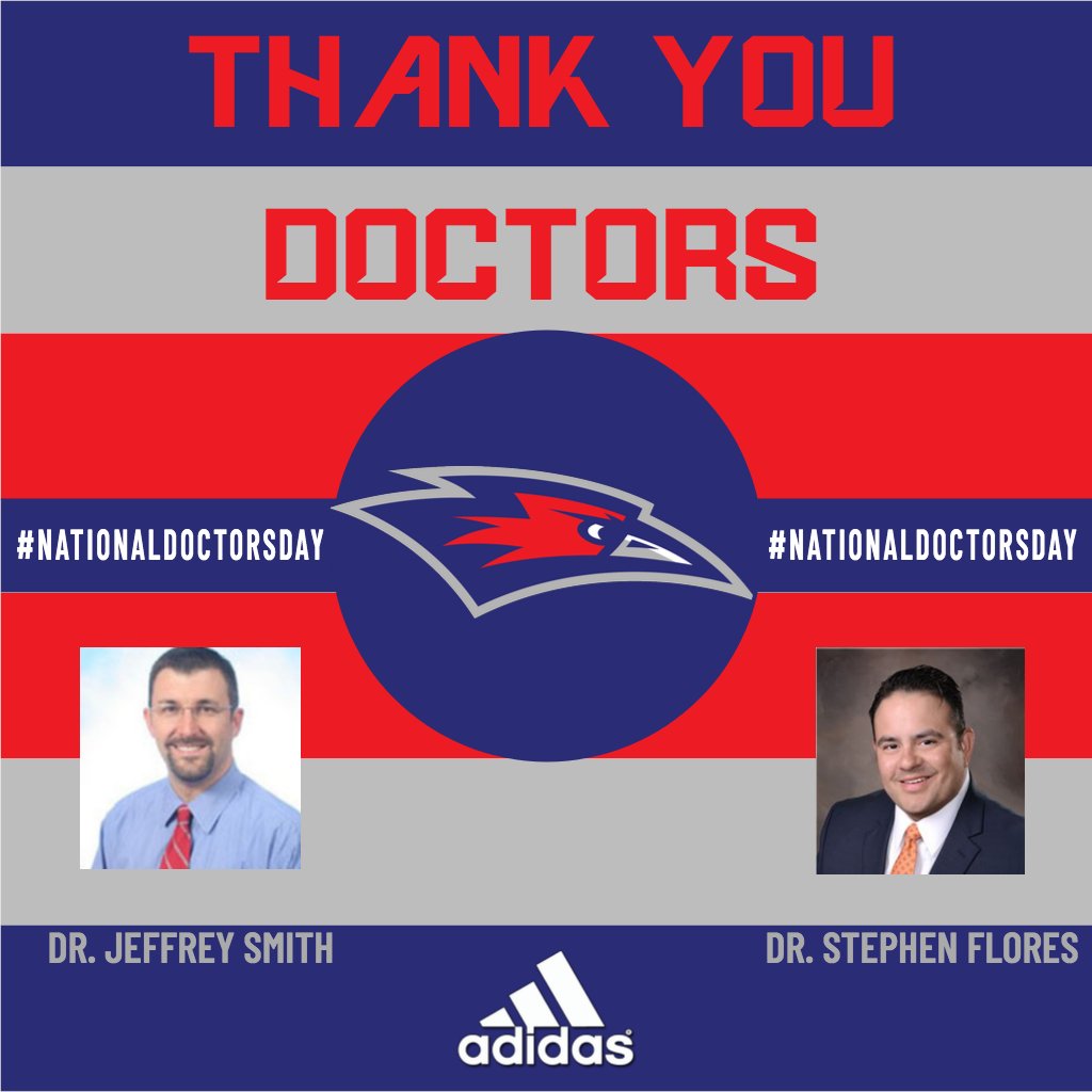 LCUCHAPS's tweet photo. Student-athletes at LCU are always in good hands with our great Athletic Training Department staff, physicians and specialty doctors. We say "THANK YOU" to team doctors Dr. Jeffrey Smith and Dr. Stephen Flores.
#NationalDoctorsDay
#Chaps6ftApart https://t.co/C4sYLHY1iW