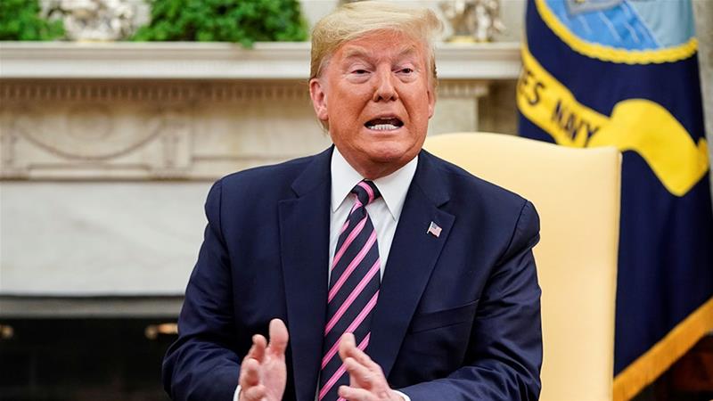 BasheerSharfadi's tweet photo. Fact Check: Da gaske an karantawa Trump Qur’ani saboda Coronavirus? https://t.co/5Z4guBx8ZN https://t.co/NTrzbOeK8G
