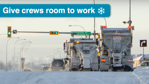 StrathcoCounty's tweet photo. While many of us #stayhome, our #strathco crews are prepped and ready for up to 10 to 20 cm of snow. Thank you to the men and women providing this critical service, to keep essential travel safe. #shpk https://t.co/OToahcxCN2
