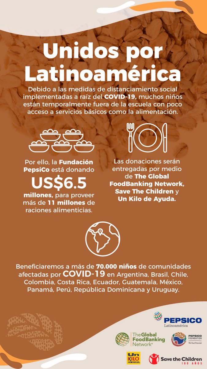MBauerM's tweet photo. Una buena notica para este lunes.  #globalsolidarity #PepsiCoProud https://t.co/hNm4Ay9gnh
