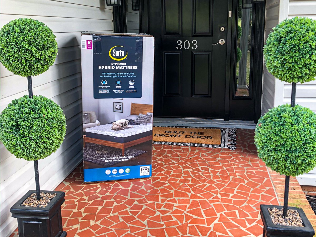 SertaAtLowes's tweet photo. Free no-contact delivery right to your door! Find your new Serta Mattress at https://t.co/P3NFcdEeU2 to upgrade your sleep for a better tomorrow.
https://t.co/vz5LivAniF #AlwaysComfortable https://t.co/98sNK9lPKI