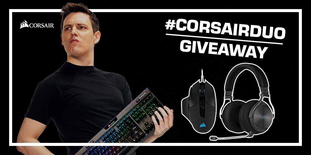 GIVEAWAY for you + a friend, courtesy of my sponsors: win any Corsair headset, keyboard, mouse, or an <a href="/elgatogaming/">Elgato</a> Stream Deck of your choice!

❤️ Follow @Sacriel42 and <a href="/CORSAIR/">CORSAIR</a> on Twitter
💚 Like + Retweet this post
💙 Tag your duo in the replies and use the #CORSAIRDUO hashtag