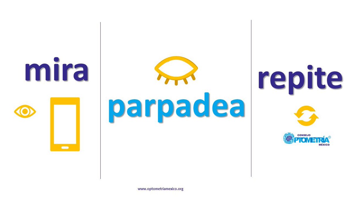 OptometriaMexic's tweet photo. Mirar a las pantallas por tiempo prolongado puede secar tus ojos, no olvides parpadear a menudo.
#Optometría #ojoseco #descansa #Optotips https://t.co/oTg5UAyU9M