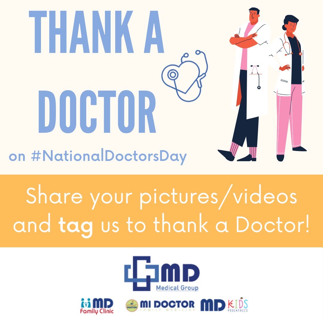 Thank a Doctor on #NationalDoctorsDay 🩺🙌🏻