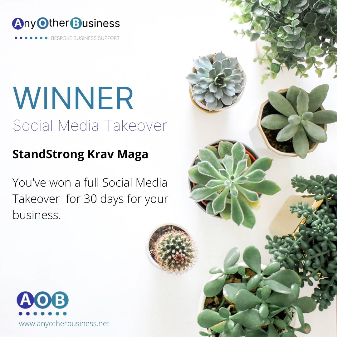We have a winner! Can’t wait to get started with StandStrong Krav Maga! #bristol #smallbizbristol #kravmaga #standstrong #smallbiz