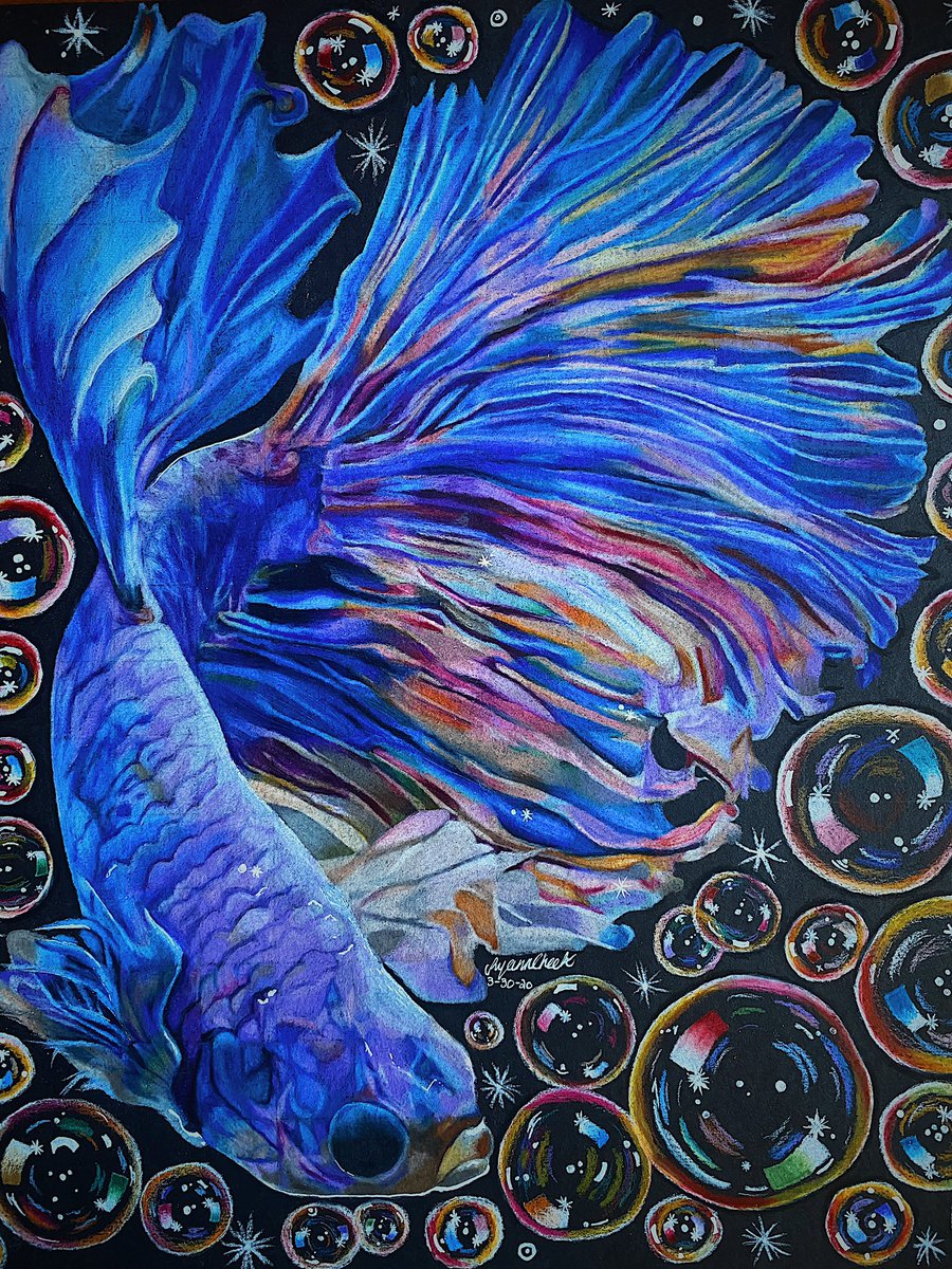 ryanncheekk's tweet photo. one of the hardest drawings i’ve ever done, is finally complete.🐠🌊 https://t.co/WggkOJnVTj