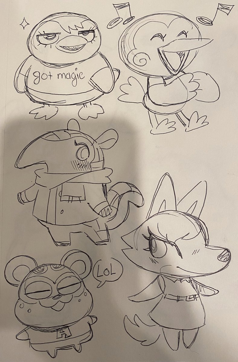 my villagers so far!!! ??? 