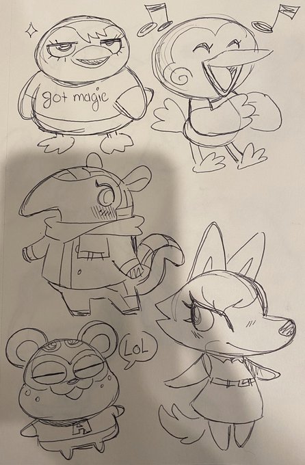 my villagers so far!!! ??? 
