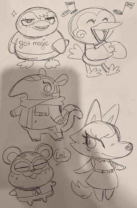 my villagers so far!!! ??? 