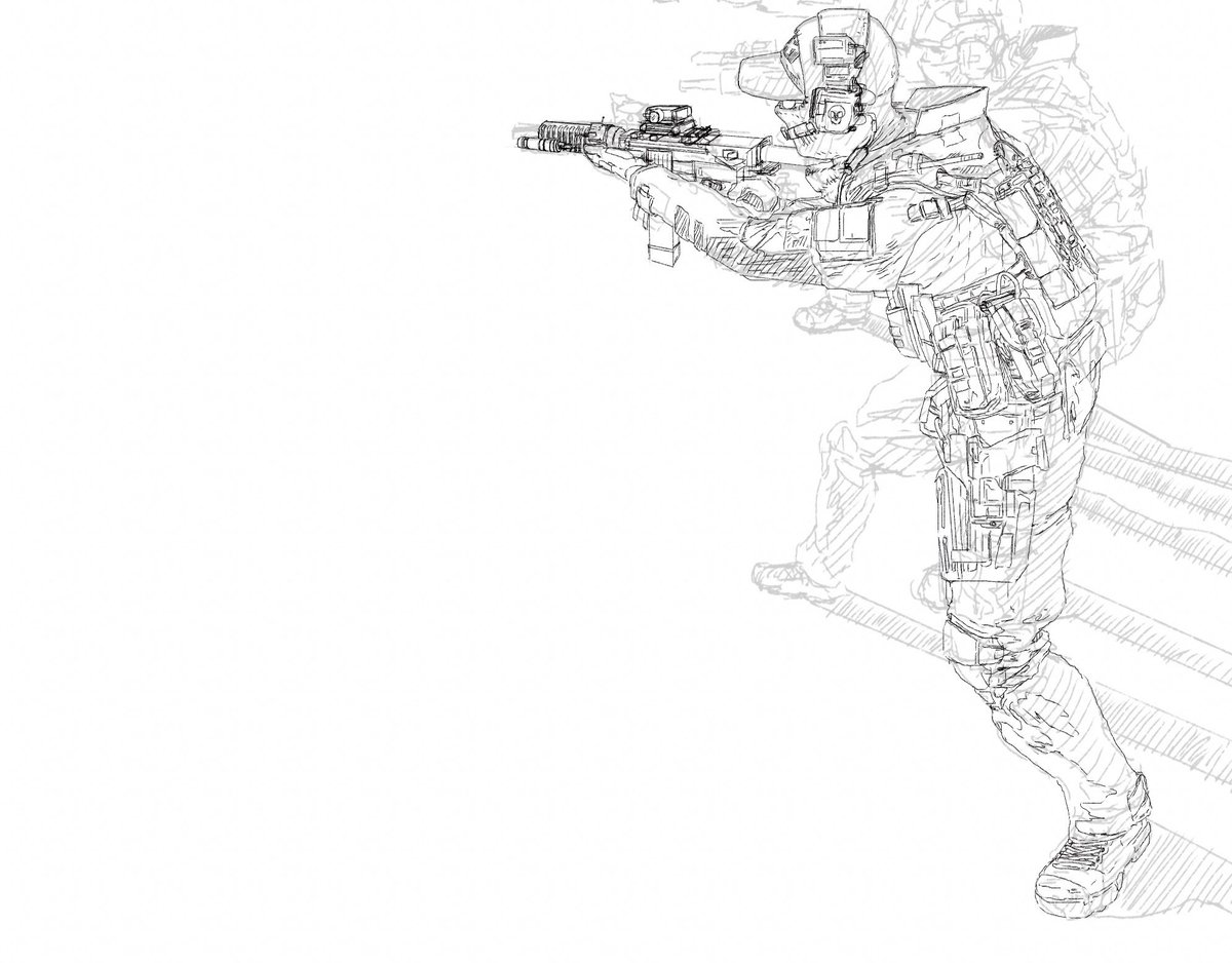 mattjqueen's tweet photo. A couple progress shots of my PEACEWALKER album cover commission. Were getting to the good part! The fun is in the details. ๐น
Go checkout the band to get in the mood for this:
https://t.co/LGoigoB7li
#metal #ops #lotsofpockets https://t.co/rYQX3Z7FGG