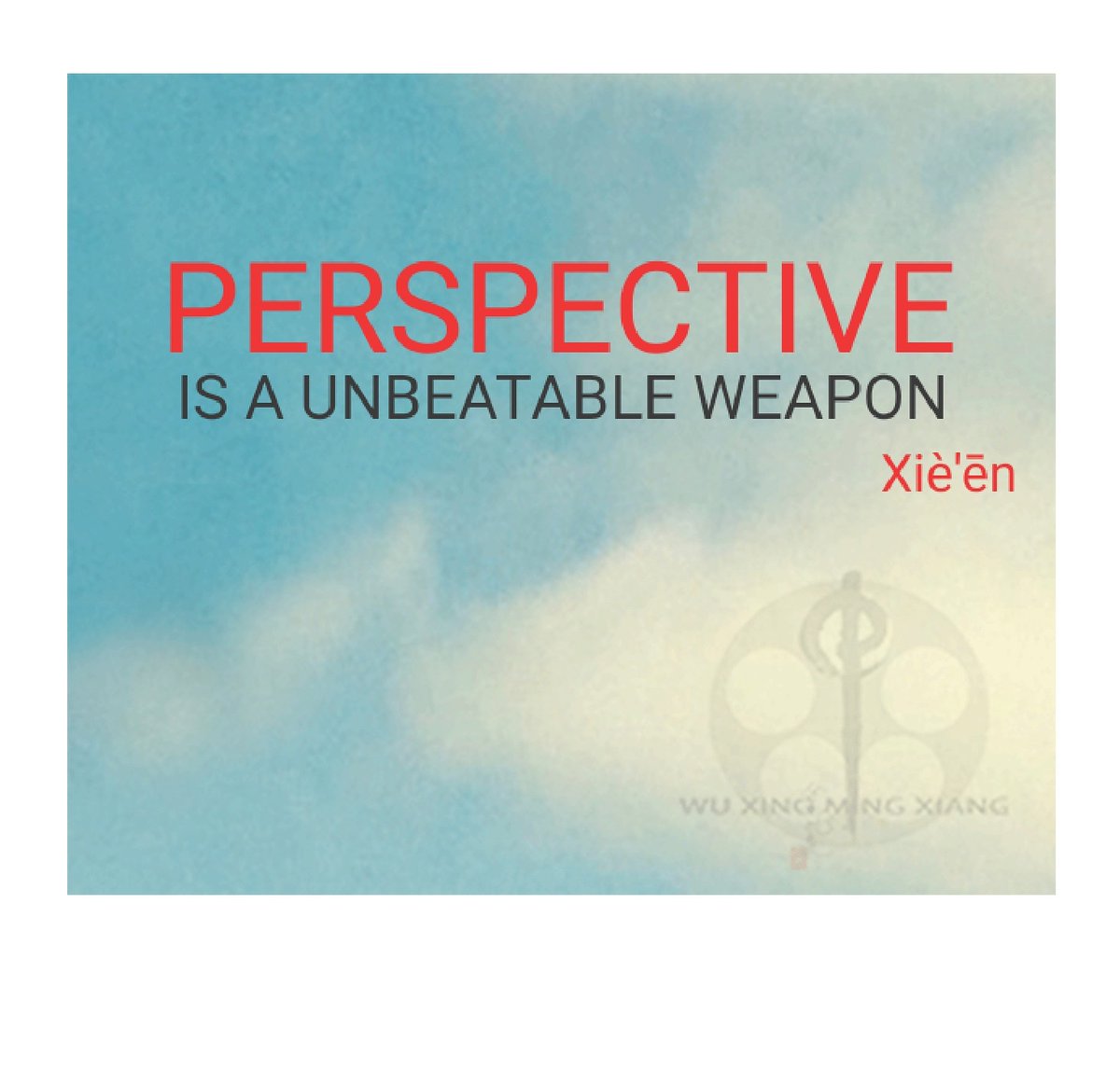 FiveMeditation's tweet photo. Perspective is a unbeatable weapon". - Xiè'ēn. 
Education is good but what you learn is not always right.
#mindfulness #meditation #Mindset #Truth https://t.co/Gig0ZfBlOx