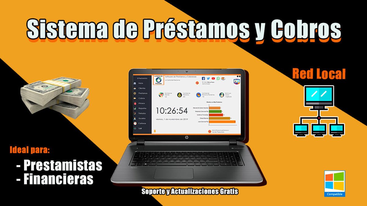 compubinario's tweet photo. Ideal para Prestamistas y Financieras
https://t.co/WmLBqo3YBr https://t.co/DJYgRPeuyR