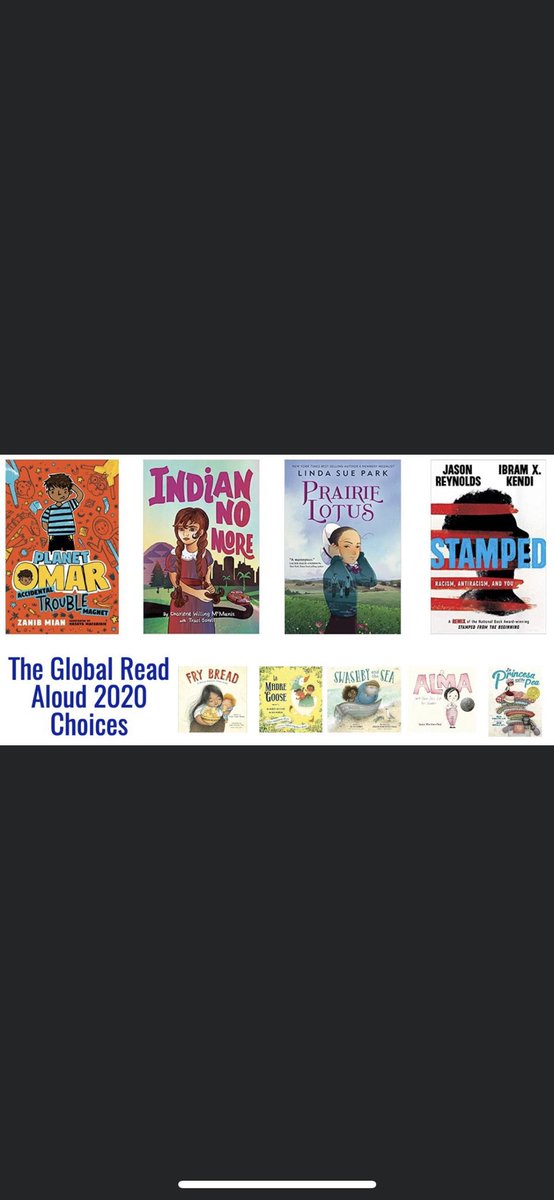 Not that anyone is probably ready to think as far ahead as next year but... @globalreadaloud just announced next year’s books. I’ve ordered them all! #GRA20 @LindaSuePark @JasonReynolds83 @DrIbram