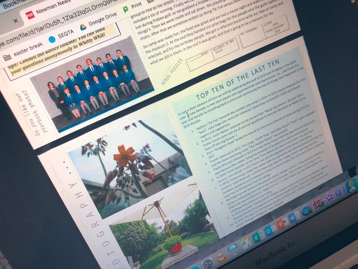 ninabattalis's tweet photo. #GoodNewsStory! Student newspaper now online! 🤓🤓🤓#hotoffthewebaddress #covid19au #englishteacher #quaranteaching #newspapermama #studentnewspaper #paperless #newsneverstops 📝📝📝 https://t.co/BGGCnPVrA2
