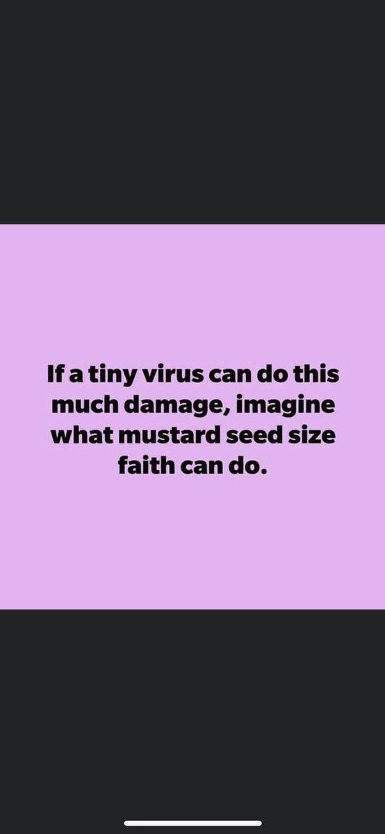 FAITH over fear.