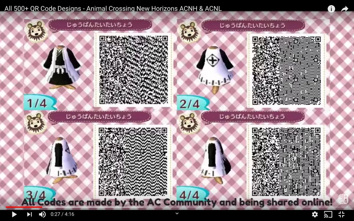 Anime Qr Codes Animal Crossing