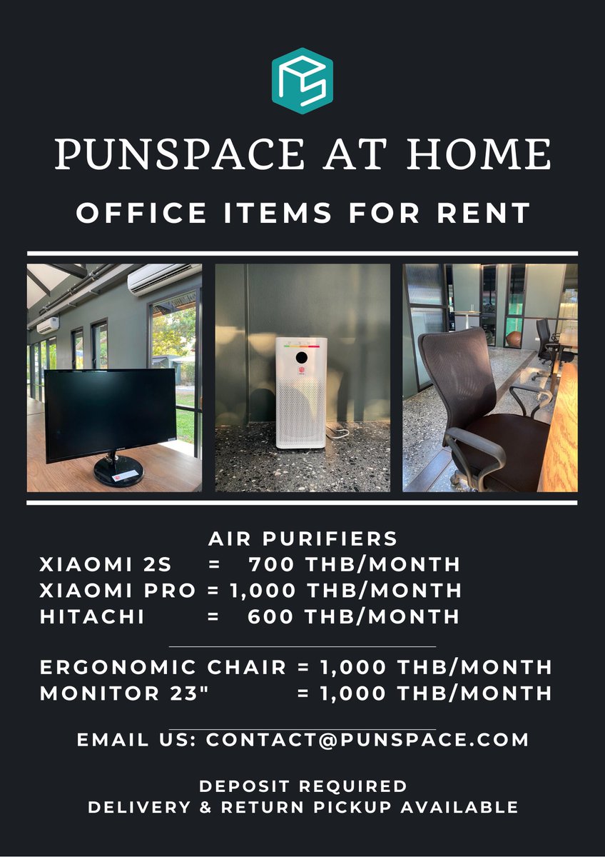 New service from Punspace! If you're interested, please email us --> contact@punspace.com #WFH #staysafe