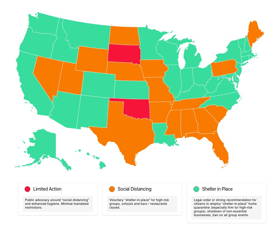 dat_ht's tweet image. It's amazing how divided we are politically when it comes to state #lockdowns. You'd think these logical #COVID19 health measures are obvious. And what are Pennsylvania and Maine waiting for??

covidactnow.org