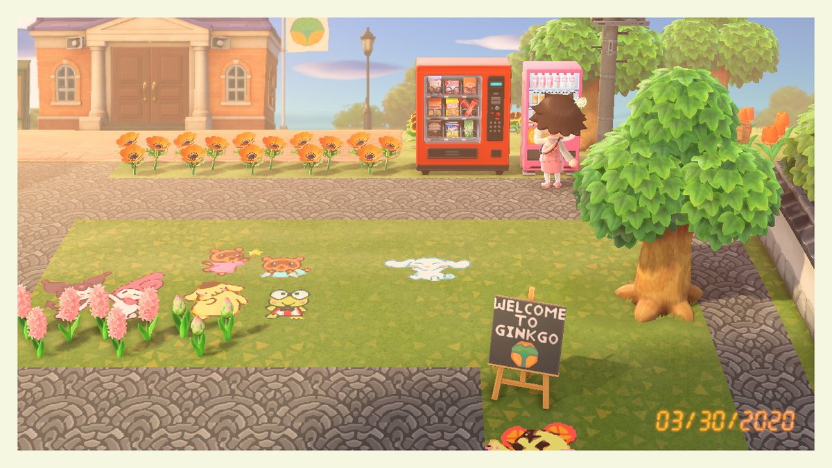 Kitryst's tweet photo. my favorite spot in town! #ACNH #AnimalCrossing #Sanrio https://t.co/KZU4askwQk