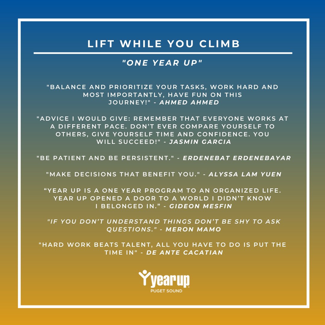 YearUpPS's tweet photo. Congratulations to Meron Mamo for her motivation in launching her career and creating pathways for others in her community! The team at @Visa is lucky to have you! #YearUpAlumni #YUPSAlumni #LiftWhileYouClimb #OneYearToACareer https://t.co/IsrVJFqFyc