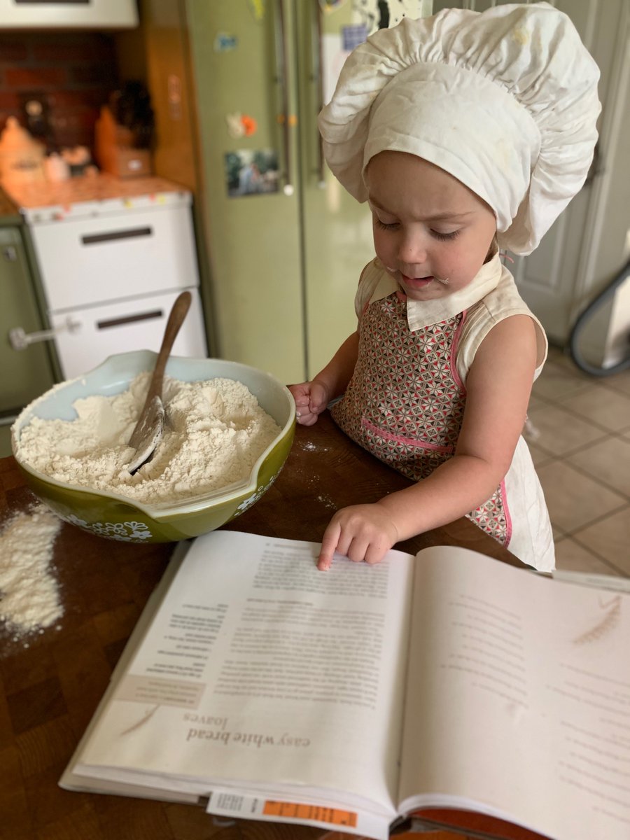 IWasTheDriver's tweet photo. Thank you, @nancybaggett for writing Kneadessly Simple! My daughter and I have been entertaining ourselves trying recipes during #SocialDistancing. https://t.co/ClZETuKyfk