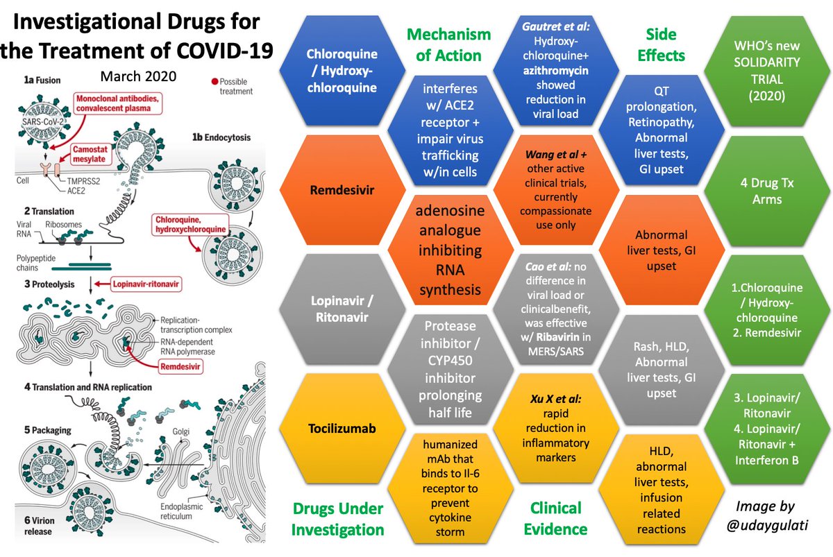 InspiraIM's tweet photo. New #SignOutPearls on the #MedEd blog: What drugs are being investigated for #COVID19? #MedTwitter #FOAMed https://t.co/YhabPZfCyb https://t.co/eNjgk3YKfs