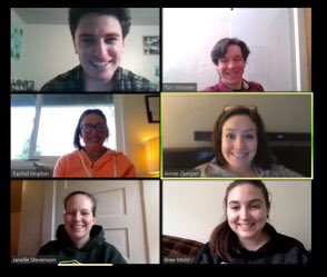 hopton_rachel's tweet photo. First official lab meeting of Spring quarter! #Zemperlab https://t.co/oyLHdlseIL