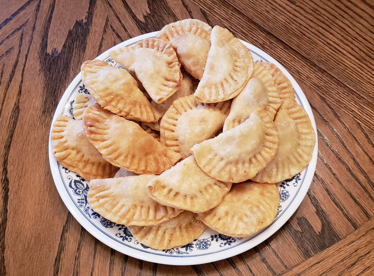 MISAlt5's tweet photo. I DON'T usually take pictures of food, but why not? Tonight my husband and I made pierogies! #1sttimeforeverything https://t.co/RqH3kMD6L7